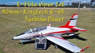 EFlite Viper Jet 90mm K45 Turbine Part 1 [upl. by Goer381]