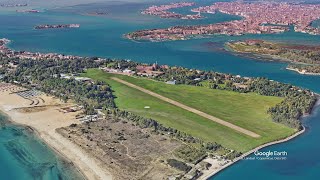 Venise Lido airport visual approach multiview [upl. by Akeemat]