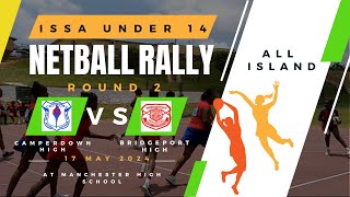 ISSA Under 14 Netball Rally Rnd 2  Camperdown High vs Bridgeport High [upl. by Imehon371]