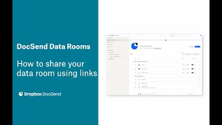 How To Share Your Data Room Using Links  Dropbox DocSend [upl. by August935]