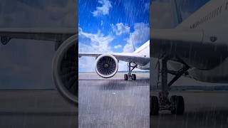 How A Jet Engine Works In Rain 😮 [upl. by Odlonyer]