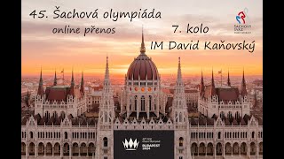 45 Šachová olympiáda  7 kolo [upl. by Welles]