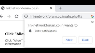 How to Remove linknetworkforumcoin Phishing Ads [upl. by Hasen143]