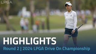 Round 2 Highlights  2024 LPGA Drive On Championship [upl. by Ahsart]