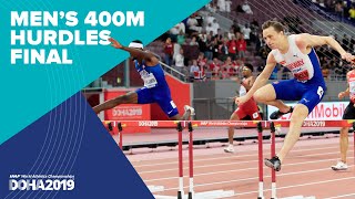 Mens 400m Hurdles Final  World Athletics Championships Doha 2019 [upl. by Knapp]