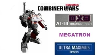 DX9 AL01 Upgrade Kit Combiner Wars Megatron [upl. by Akim207]