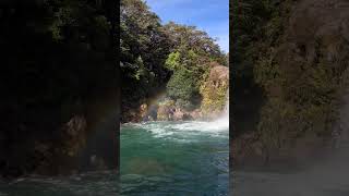 Tawhai Falls AKA Gollums Pool NZ waterfall natureshorts newzealandnature lotr [upl. by Tenner]