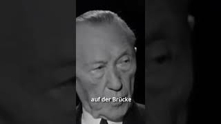 Adenauer lehnt Handschlag und Straßenbefragung Hitlers ab [upl. by Oznole879]