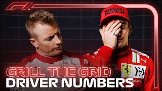 Grill The Grid 2021 Driver Numbers [upl. by Anallise]