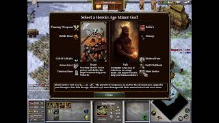 Using the New Fourth Norse Major God Freyr in Age of Mythology Divine Edition Mod [upl. by Hardman]