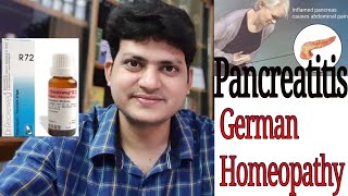 German Homeopathic Medicine for acute and chronic pancreatitis  R 72  explain [upl. by Emmett307]