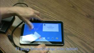 Attaching an external USB hard drive to a Samsung Galaxy Tab 4 [upl. by Cedric12]