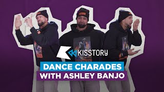 quotIT LOOKS LIKE WERE SLAPPING FRANKFURTERSquot Ashley Banjo plays KISSTORY Charades ⏪ [upl. by Leacim]