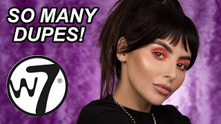 SO CHEAP TESTING W7 MAKEUP FIRST IMPRESSIONS  REVIEW [upl. by Dumanian]