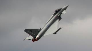 Eurofighter Typhoon  Extreme Demonstration of maneuverability [upl. by Iloj]