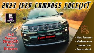 2023  Latest  4x2  Jeep Compass  भारी Discount पर  Diesel AT  Jeep jeepindia [upl. by Lyrac]