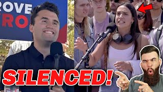 Charlie Kirk DISMANTLES Brainwashed College Student Then She INSULTS Audience [upl. by Lougheed]