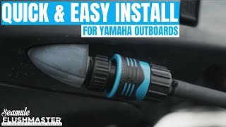 Installing Flush Port Quick Connects Is Quick amp Easy On 300 Yamahas  Flushmaster [upl. by Atcele]