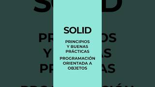 ¿Qué es la programación SOLID [upl. by Dich]