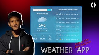 How to create a weather Widget in Angular  Open Weather API  For Beginners [upl. by Rysler]