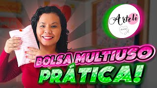 BOLSINHA MULTIUSOPASSO A PASSO 🪡 🩷 🧵 [upl. by Adnim]