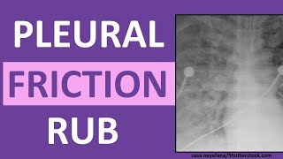 Pleural Friction Rub Lung Breath Sounds Abnormal [upl. by Enidan]