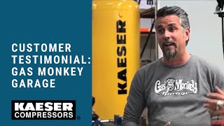 Kaeser Compressors Customer Testimonial Gas Monkey Garage [upl. by Miru586]