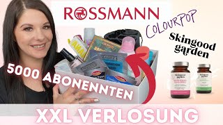 5000 Abos XXL Verlosung 💕  Skingoodgarden  Colourpop  Rossmann [upl. by Ilana]