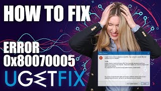 How to Fix System Restore Error 0x80070005 on Windows 10 [upl. by Ennagroeg]