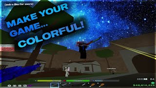 THE BEST WAY TO MAKE YOUR GAME COLORFUL  Da Hood Tutorial [upl. by Siffre]