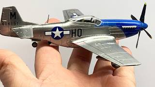 Mustang P51D Tamiya 172 Plastic Scale Model Kit Metallic Finishes [upl. by Inava338]