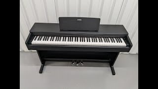 Yamaha Arius YDP144 digital piano in satin black finish stock number 23233 [upl. by Sandstrom]