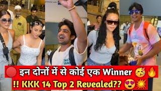 🔴 Khatron Ke Khiladi 14 Top 2 Finalists Revealed 🥳😍  Khatron Ke Khiladi Winner And Top 2  KKK 14 [upl. by Sall212]