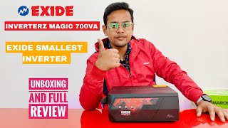 EXIDE SMALLEST INVERTER  EXIDE MAGIC 700VA  SMALL INVERTER FOR HOME amp SHOP [upl. by Joleen795]