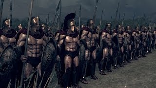 Rome 2 Total War Lets Compare Units in Battle  89 The Real 300 vs The Myrmidons [upl. by Questa]