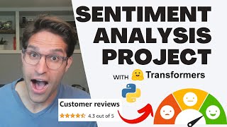 Python Sentiment Analysis Project with NLTK and 🤗 Transformers Classify Amazon Reviews [upl. by Ynatil792]