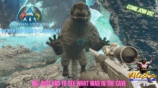 Ark Survival Ascended EP 19 We Just Had to See What Was in the Cave [upl. by Gross259]