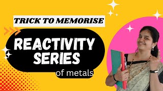 Reactivity Series of Metals  Memory Tip  Easily Memorize Reactivity Series [upl. by Beverly696]