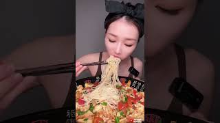 Food coma incoming Eating egg tomato noodles asmr noodlesrecipe eggrecipe eggnoodles noodles [upl. by Akital525]