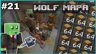 FARM DE MADEIRA 100 AUTOMATICA MINECRAFT BEDROCK SURVIVAL Wolf Mapa 21 [upl. by Arney]