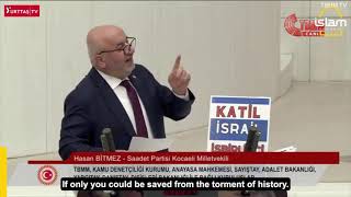 Moment Muslim MP suffers heart attack after impassioned speech on Israel and Gaza [upl. by Katherin]