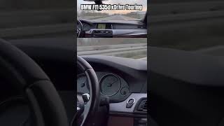 BMW F11 535d xDrive Touring  Accelerate on Autobahn  bmw topspeed driving [upl. by Nnairrehs]