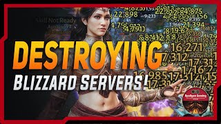 Destroying Blizzard Servers With My OP Wizard  CR343  Diablo Immortal [upl. by Aninnaig]