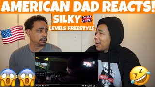 Silky  Levels Freestyle OFFICIAL MUSIC VIDEO AMERICAN DAD REACTS 🇺🇸 [upl. by Ynnej]