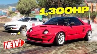 Forza Horizon 5  NEW 1300HP Kei Cars Toyota Sera amp Autozam AZ1 [upl. by Ladin]