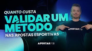 🤑 VALIDAÇÃO DE MÉTODO NAS APOSTAS ESPORTIVAS NA PRÁTICA [upl. by Airlie]