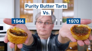 1944 Purity Butter Tarts Vs 1970 Purity Butter Tart Recipe [upl. by Ellerret]