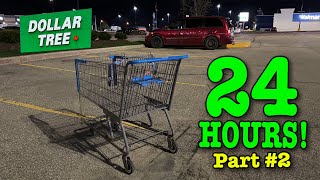 Surviving Off ONLY Dollar Tree for 24 HOURS EATING JUNK PART 2 [upl. by Ernestine]