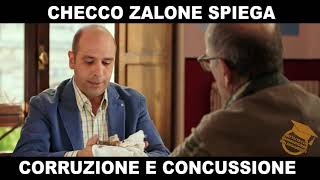 Checco Zalone spiega corruzione e concussione [upl. by Gillespie425]