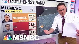 Polls Closed Steve Kornacki Breaks Down Pennsylvania Primary Election [upl. by Ena]